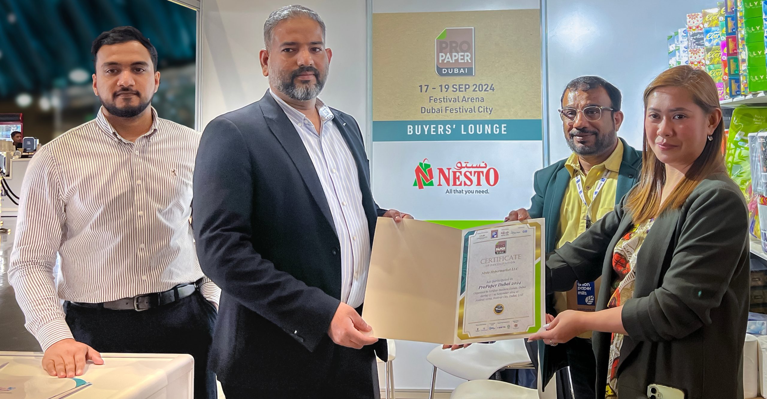 Nesto Hypermarket Celebrates Successful Participation at ProPaper Dubai Show